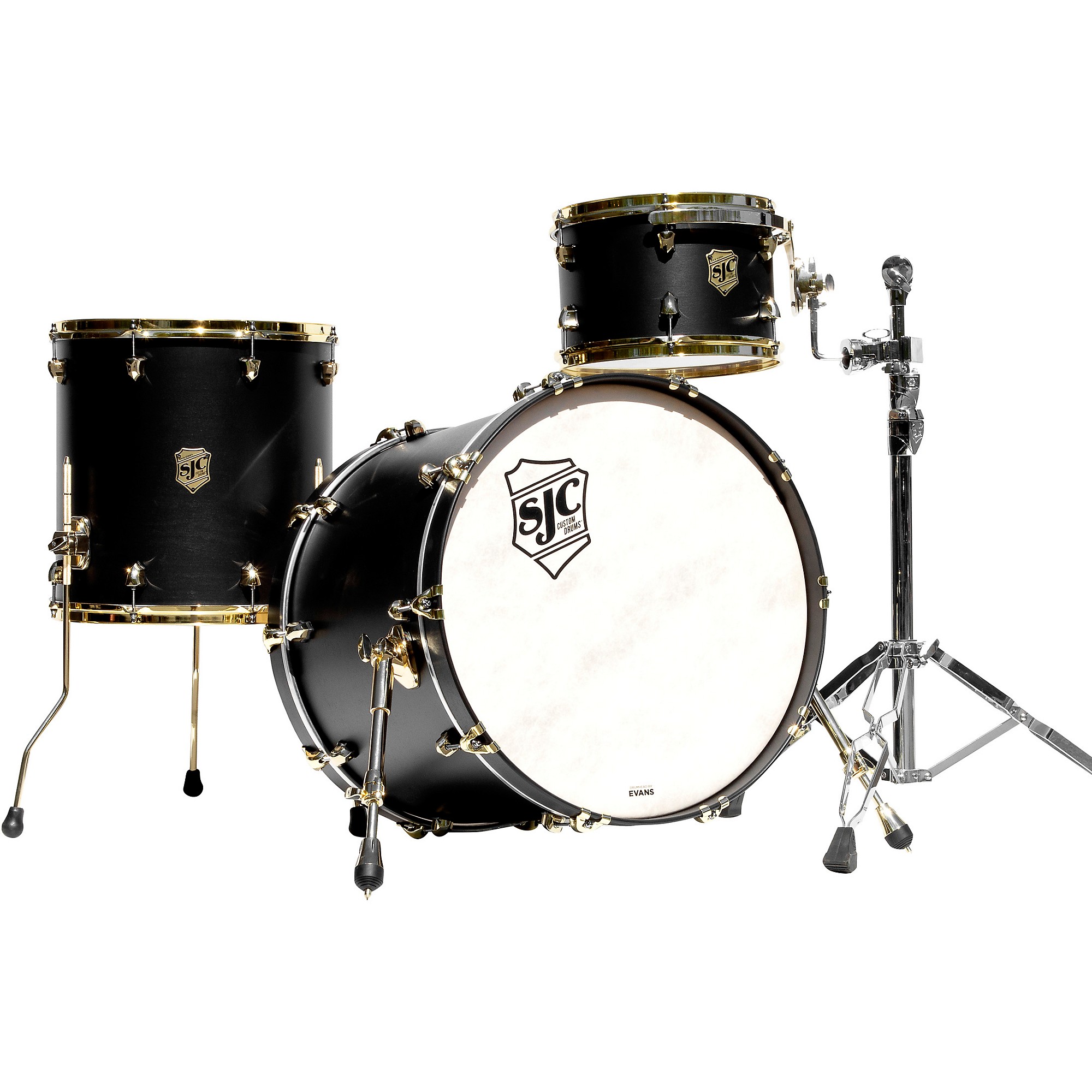 Open Box SJC Drums 3-Piece Tour Series Shell Pack with Brass