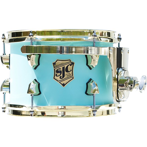 Open Box SJC Drums 3-Piece Tour Series Shell Pack with Brass Hardware Level 1 Surf Lacquer