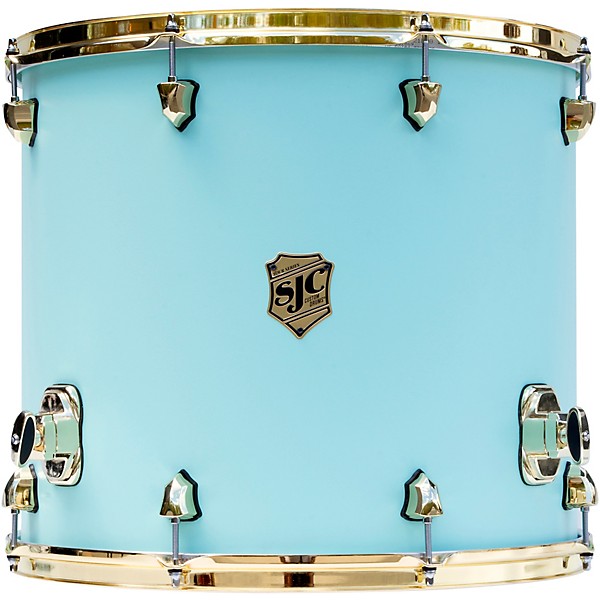 Open Box SJC Drums 3-Piece Tour Series Shell Pack with Brass Hardware Level 1 Surf Lacquer