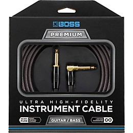 BOSS BIC-PA Premium Guitar Cable Straight to Angle 10 ft.