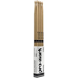 Promark Classic Forward Hickory Oval Wood Tip Dru... Promark Classic Forward Hickory Oval Wood Tip Drum Sticks 4-Pack 7A Wood