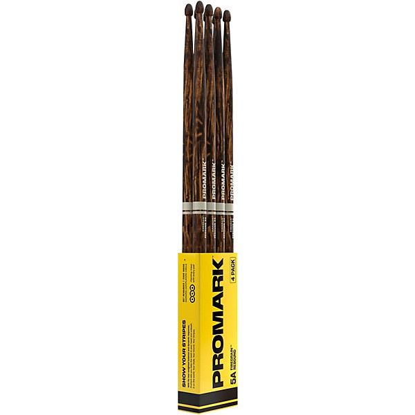 Promark FireGrain Rebound Acorn Tip Drum Sticks 4-Pack 5A Wood