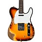 Fender Custom Shop Limited Edition 59 Telecaster Custom Super Heavy Relic Rosewood Fingerboard Electric Guitar Faded Aged Chocolate 3-Color Sunburst thumbnail