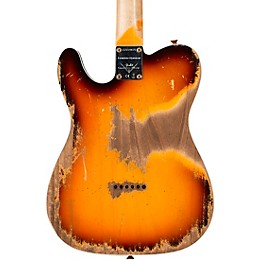 Fender Custom Shop Limited Edition 59 Telecaster Custom Super Heavy Relic Rosewood Fingerboard Electric Guitar Faded Aged Chocolate 3-Color Sunburst