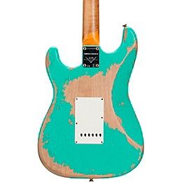 Fender Custom Shop Limited-Edition 60 Dual-Mag II Stratocaster Super Heavy Relic Rosewood Fingerboard Electric Guitar Aged Sea Foam Green