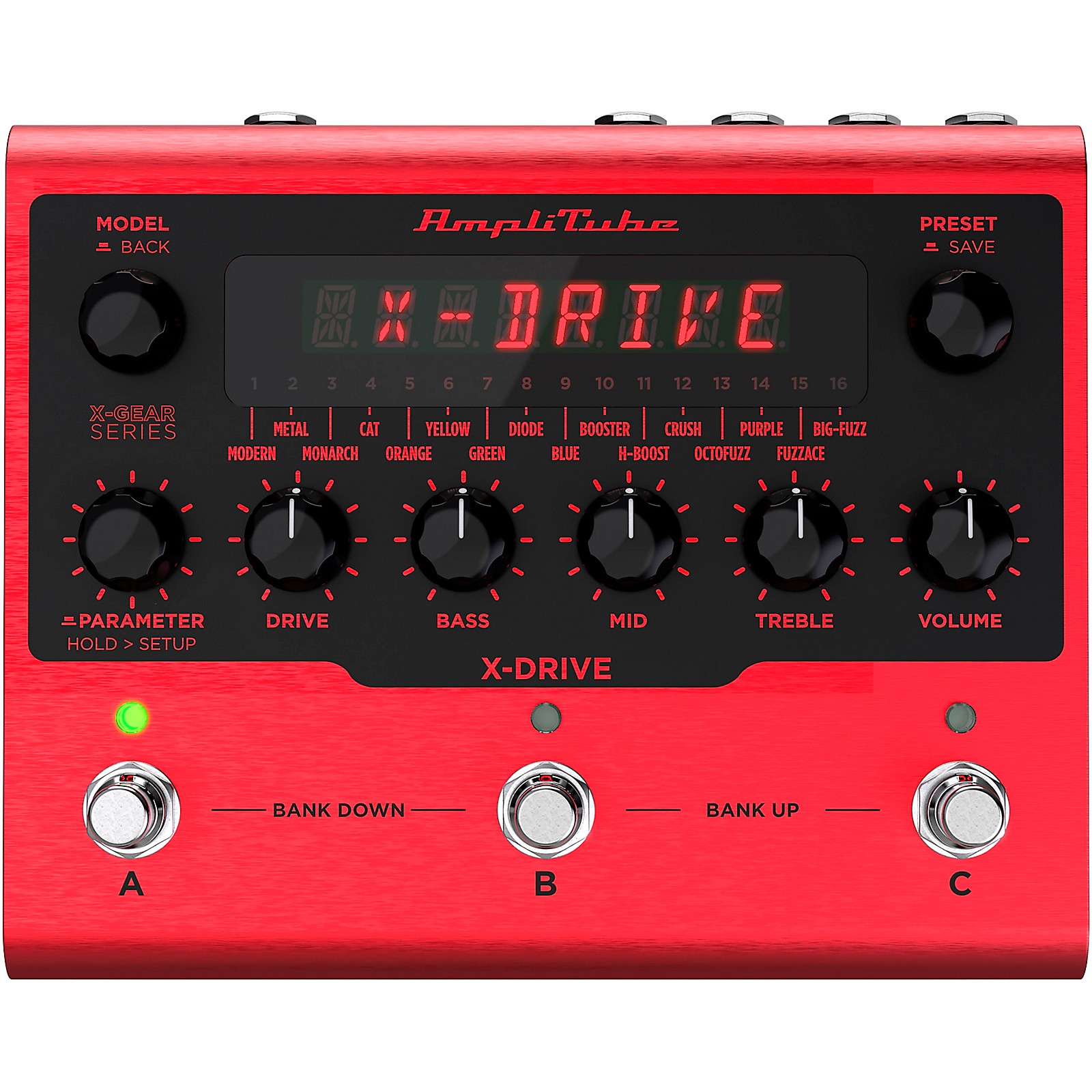 IK Multimedia AmpliTube X-Drive distortion pedal plugin, FREE download for  a limited time