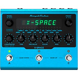 Clearance IK Multimedia AmpliTube X-SPACE Reverb Effects Pedal Blue