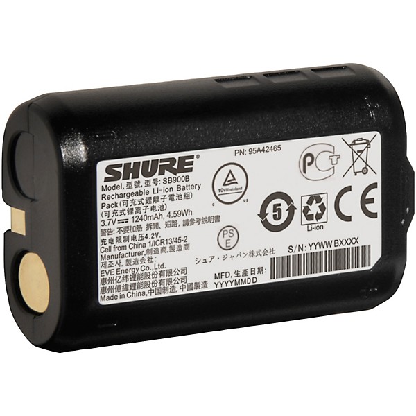 Shure SB900B Rechargeable Lithium-Ion Battery