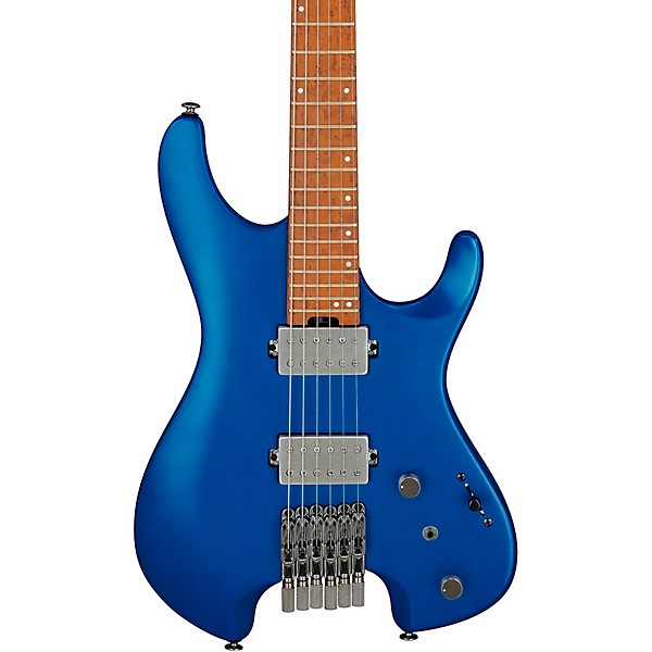 Ibanez Q52 Q Headless 6 String Electric Guitar Laser Blue Matte