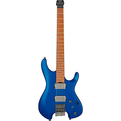 Ibanez Q52 Q Headless 6-String Electric Guitar Laser Blue Matte for sale