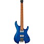 Open Box Ibanez Q52 Q Headless 6 String Electric Guitar Level 1 Laser Blue Matte