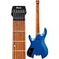 Open Box Ibanez Q52 Q Headless 6 String Electric Guitar Level 1 Laser Blue Matte