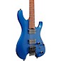 Open Box Ibanez Q52 Q Headless 6 String Electric Guitar Level 1 Laser Blue Matte