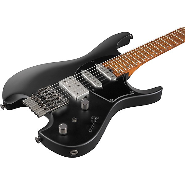 Ibanez Q54 Q Headless 6-String Electric Guitar Black Flat