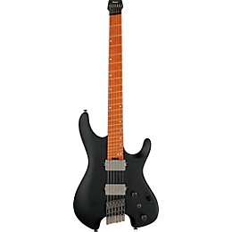 Ibanez QX Headless 6-String Electric Guitar Black Flat