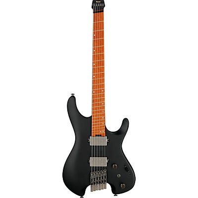 Ibanez Qx Headless 6-String Electric Guitar Black Flat for sale