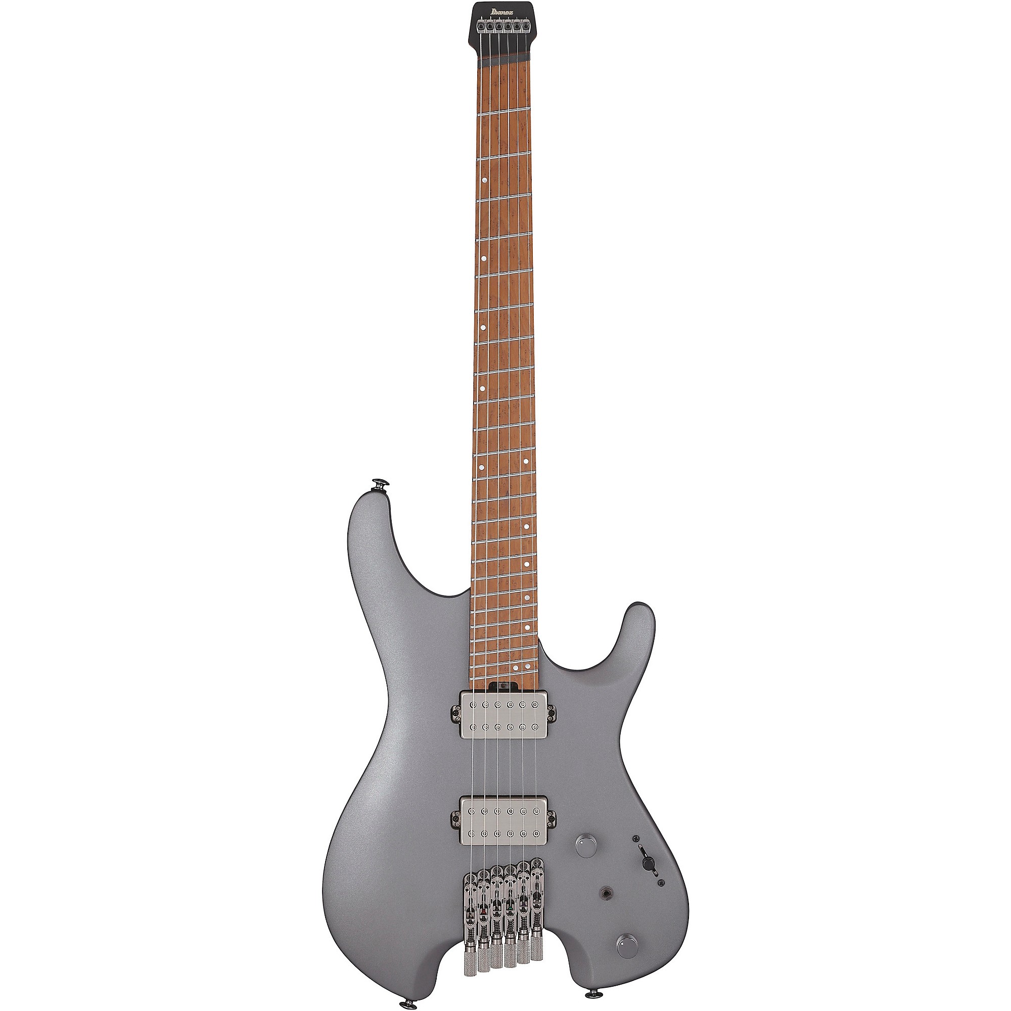 Ibanez QX52 Headless 6-String Electric Guitar Metallic Gray