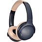Audio-Technica ATH-S220BTBK Wireless On-Ear Headphones Navy/Beige thumbnail