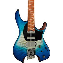 Ibanez QX Headless 6-String Electric Guitar Blue Sphere Burst Matte