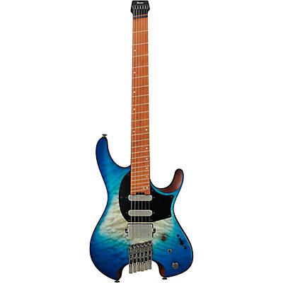 Ibanez Qx Headless 6-String Electric Guitar Blue Sphere Burst Matte for sale