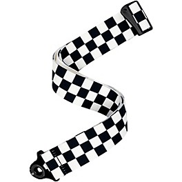 D'Addario 50MM Skater Checkerboard Auto Lock - Black and White