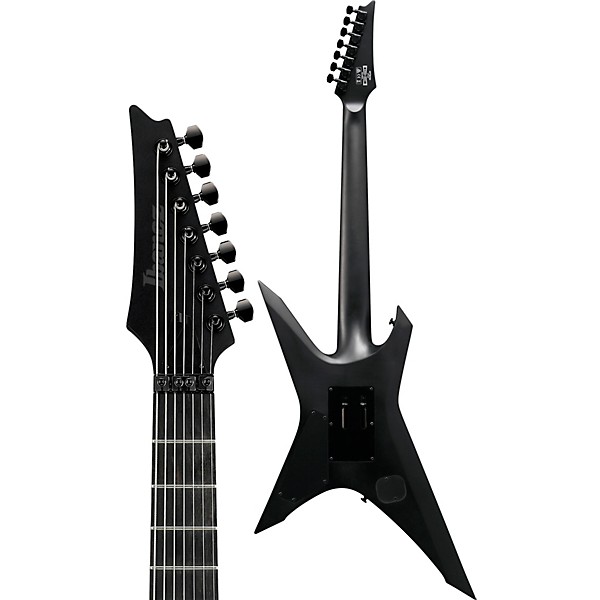 Ibanez Xiphos Iron Label 7str Electric Guitar Black Flat