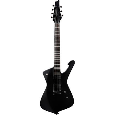 Ibanez Iceman Iron Label 7Str Electric Guitar Black Flat for sale