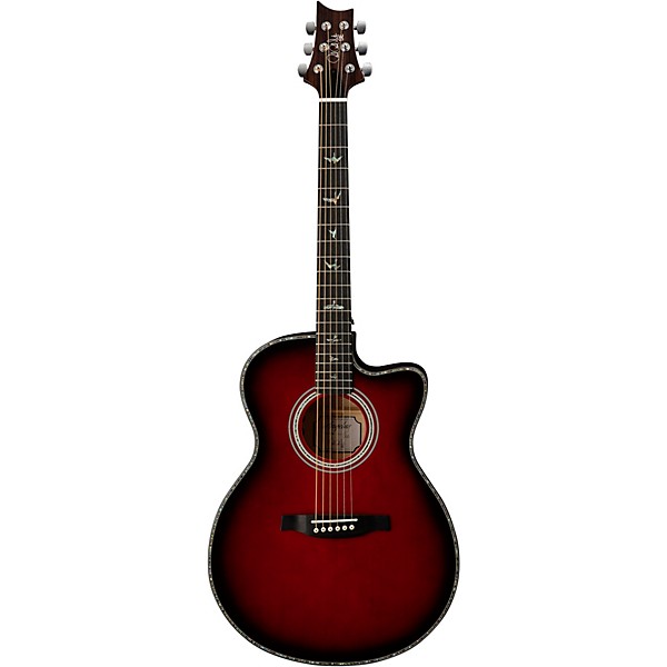 PRS Limited SE Angelus A50E Acoustic-Electric Guitar Fired Red Burst