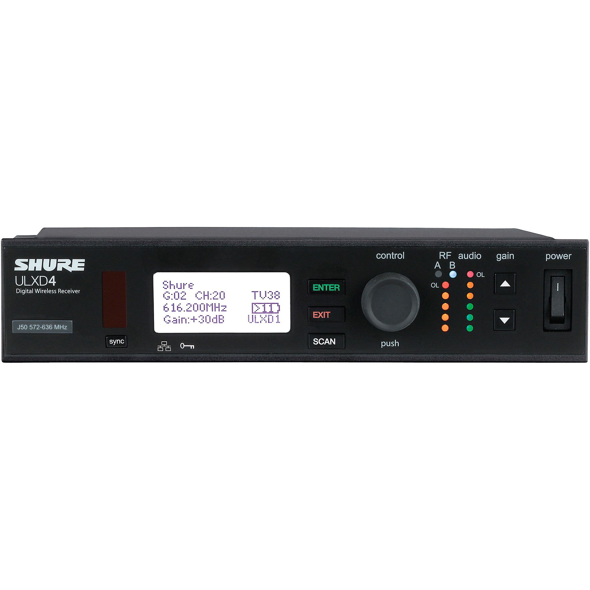 Shure ULXD4 Digital Wireless Receiver Band G50 | Guitar Center