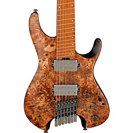 Open Box Ibanez QX Headless 7-String Electric Guitar Level 1 Antique Brown Stained