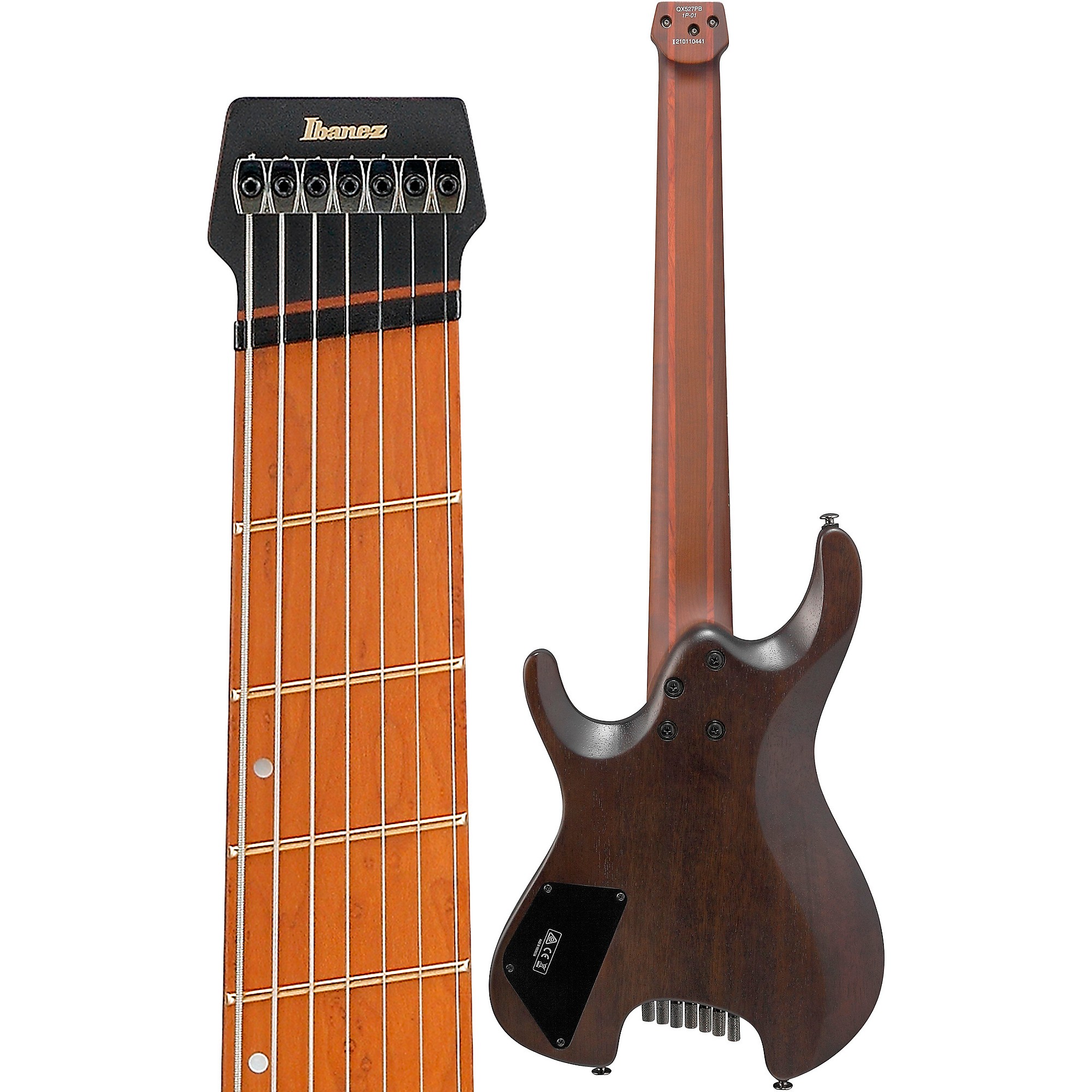 Ibanez QX Headless 7-String Electric Guitar Antique Brown