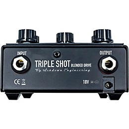 Open Box Ashdown Triple Shot Tri Band Blendable Bass Effects Pedal Level 2 Black 194744890949