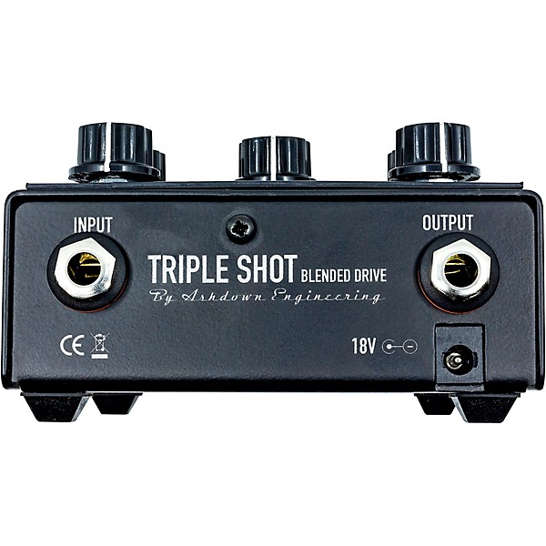 Open Box Ashdown Triple Shot Tri Band Blendable Bass Effects Pedal Level 2 Black 194744890949