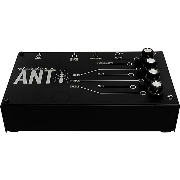 Ashdown Ant 200w Powered Pedal with Preamp and EQ Black