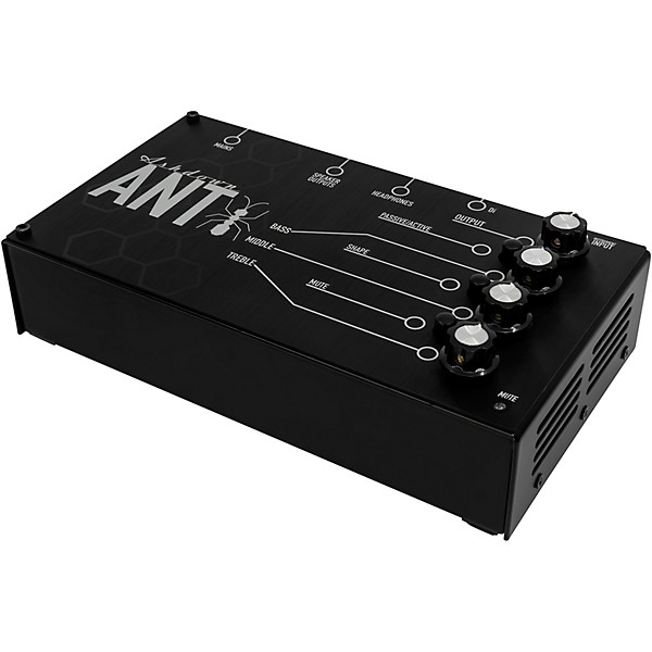 Ashdown Ant 200w Powered Pedal with Preamp and EQ Black