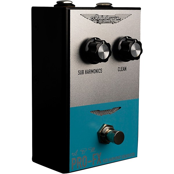 Ashdown Compact Sub Harmonic Generator Effects Pedal Silver and Baby Blue