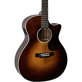 Recording King Road King PRO Grand Auditorium Acoustic-Electric Guitar Transparent Brown