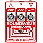 Death By Audio Soundwave Breakdown Octave Fuzz Effects Pedal Red and White thumbnail