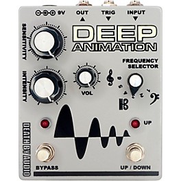 Death By Audio Deep Animation Bass Overdrive Envelope Follower Effects Pedal Gray