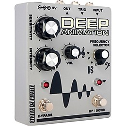 Death By Audio Deep Animation Bass Overdrive Envelope Follower Effects Pedal Gray