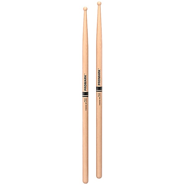 Promark Finesse Maple Long Round Tip Drum Stick 5B Wood