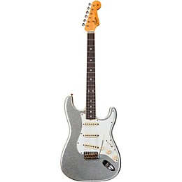 Fender Custom Shop Limited-Edition '65 Stratocaster Journeyman Relic Electric Guitar Aged Silver Sparkle