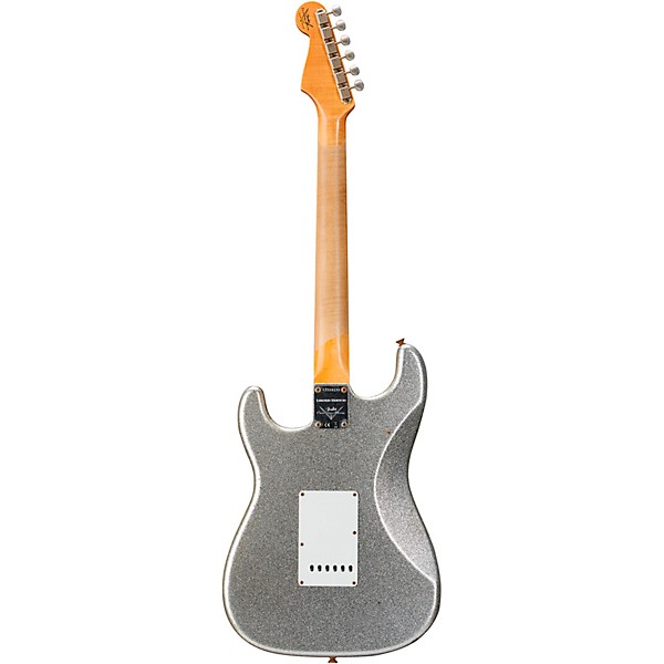 Fender Custom Shop Limited-Edition '65 Stratocaster Journeyman Relic Electric Guitar Aged Silver Sparkle