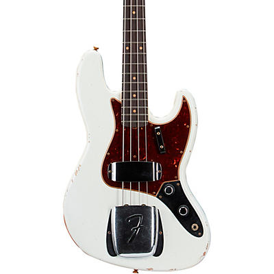Fender Custom Shop Limited-Edition '60 Precision Bass Relic Aged Olympic White for sale