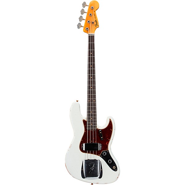 Fender Custom Shop Limited-Edition '60 Precision Bass Relic Aged Olympic White