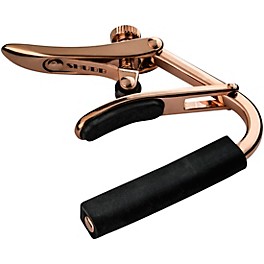 Shubb Capo Royale Series C1G-Rose Capo For Steel String Guitar, Rose Gold Finish