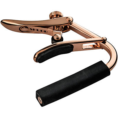 Shubb Capo Royale Series C1g-Rose Capo For Steel String Guitar, Rose Gold Finish for sale