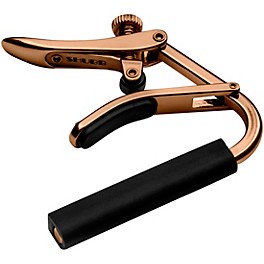 Shubb Capo Royale Series C2G-Rose Capo For Nylon String Guitar, Rose Gold Finish