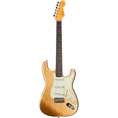 Fender Custom Shop Limited Edition 64 Stratocaster Journeyman Relic With Closet Classic Hardware Electric Guitar Aged Aztec Gold for sale