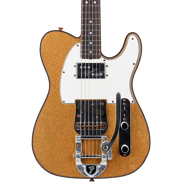 Fender Custom Shop Limited-Edition CuNiFe Telecaster Custom Journeyman Relic Electric Guitar Aged Gold Sparkle